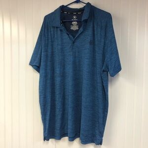 Hurley Men's Blue Polo Short Sleeve Shirt XXL